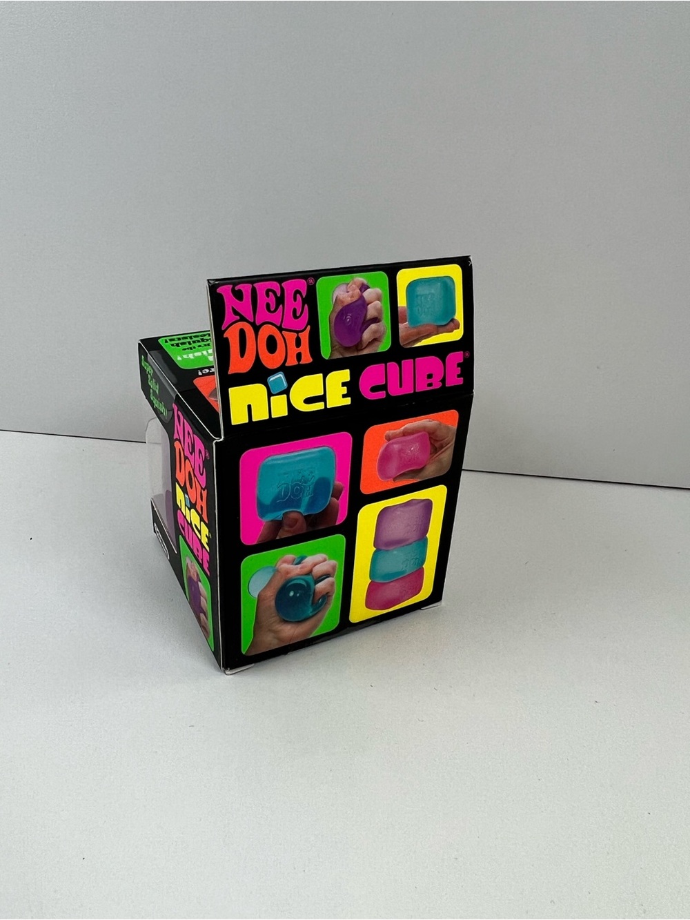 NIB Schylling NeeDoh Nice Cube Hard to Find Squish Sensory Fidget Toy purple - Picture 2 of 5